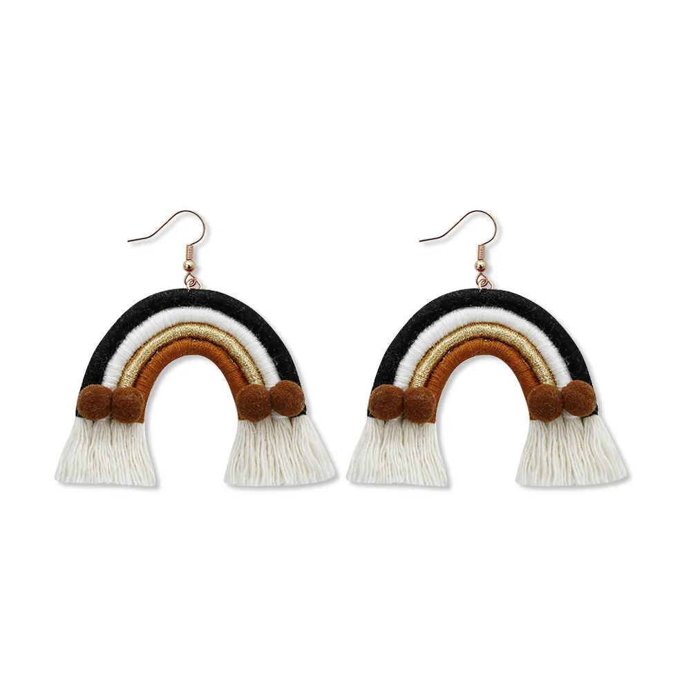 Boho Fringe Braided Earrings Christmas Arrival Earrings