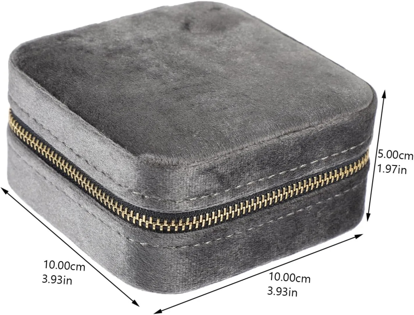 Box Multifunctional Jewelry Box Small Earrings Container Miniture Decoration Travel Decor Mini Containers Zipper Jewelry Case Storage Cases for Jewelry Girl Jewelry