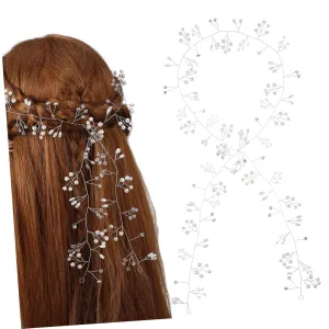Bridal Headpiece Pearl Hair Pieces Wedding Hair Accessories Handmade Pearl Bridal for Events