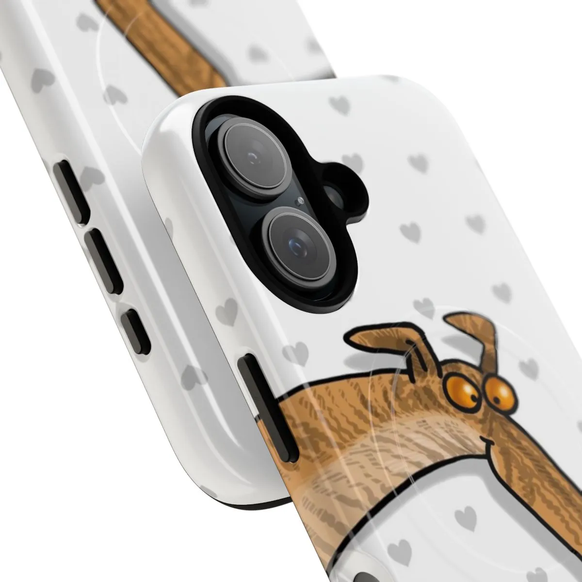 Brindle Dog Magnetic Tough Phone Cases