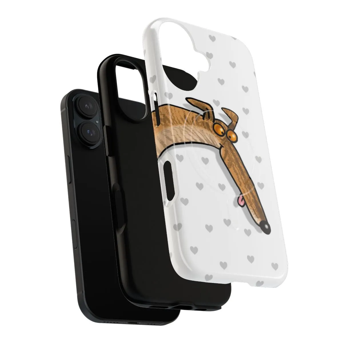 Brindle Dog Magnetic Tough Phone Cases