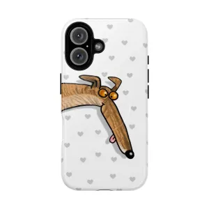 Brindle Dog Magnetic Tough Phone Cases