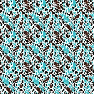 Brown & Teal Cowhide Pattern Acrylic Sheets
