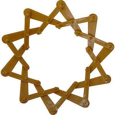 Brown Expandable Pony Tail Hair Clip Bun Holder Clamp Expanding Ponytail Grasp