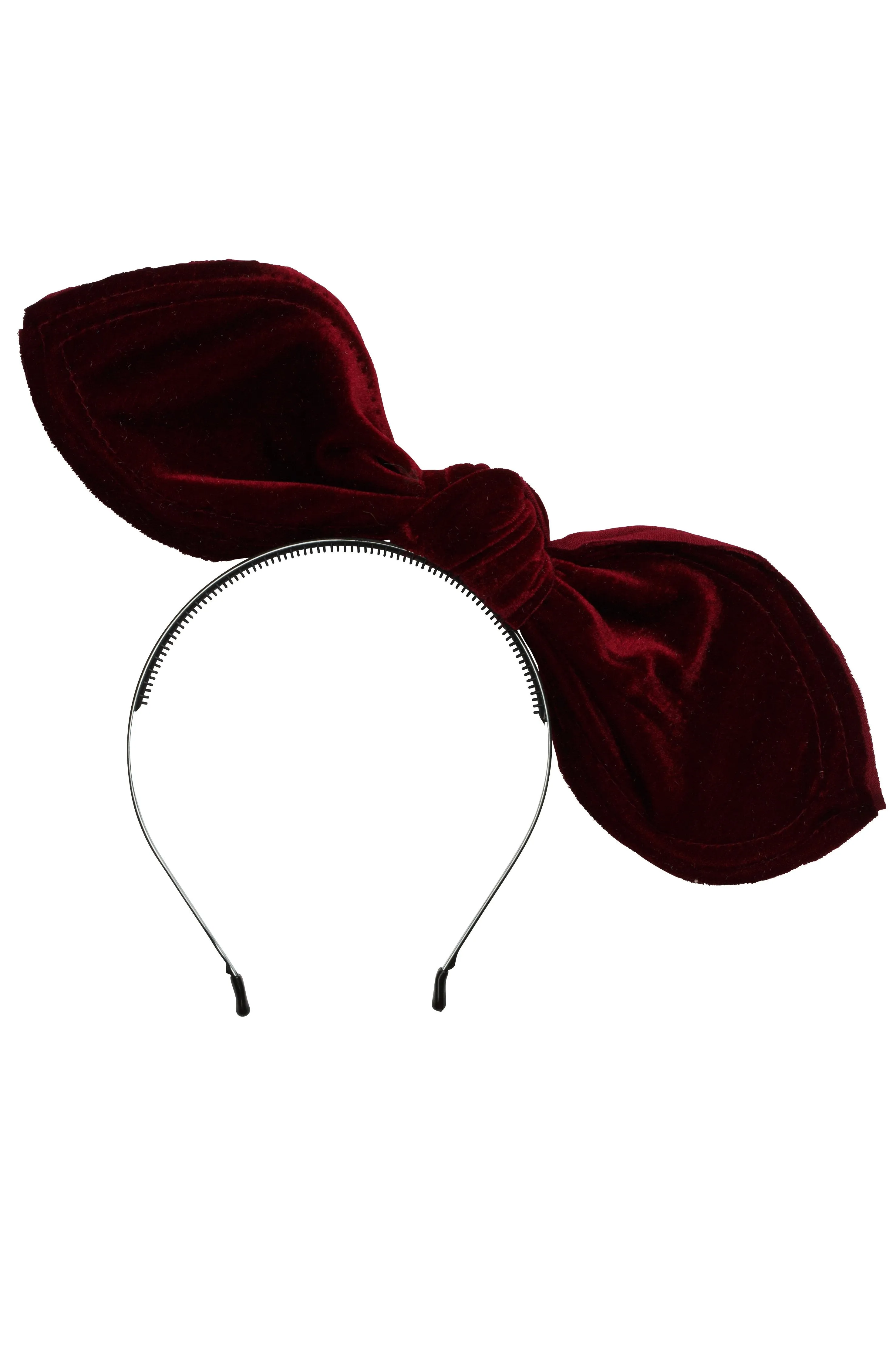 Bubble Ear - Burgundy Velvet