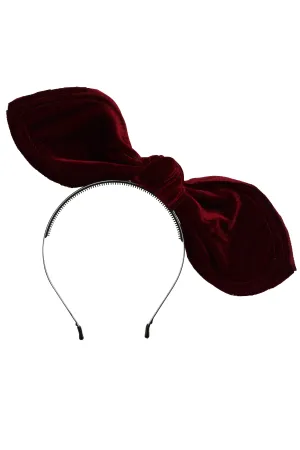 Bubble Ear - Burgundy Velvet