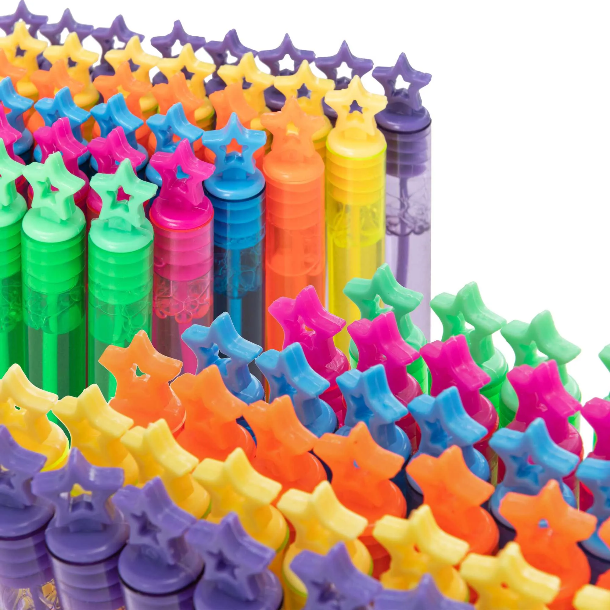 Bubblz 48 Pack of Bubble Wands - Bubble Solution Included