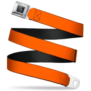 Built Ford Tough Seatbelt Belt - Orange Webbing