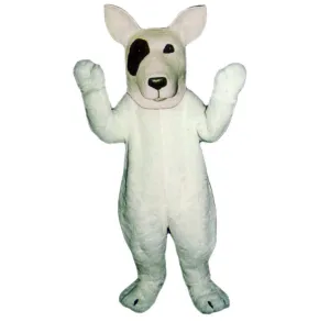 Bull Terrier Dog Mascot - Sales Waver Mascot Costume Adult Size Mascotte Mascota Carnival Party Cosplay Costume Fancy Dress Suit