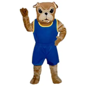 Bullie Bulldog With Jog Suit Mascot - Sales Waver Mascot Costume Adult Size Mascotte Mascota Carnival Party Cosplay Costume Fancy Dress Suit