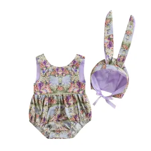 Bunny Romper and Bonnet Set