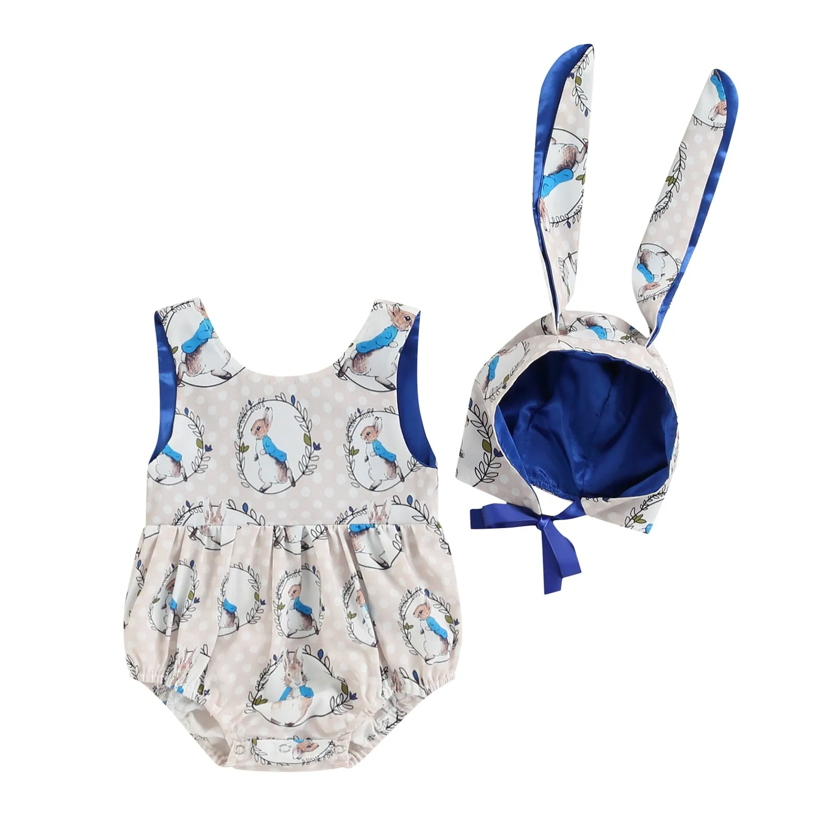 Bunny Romper and Bonnet Set