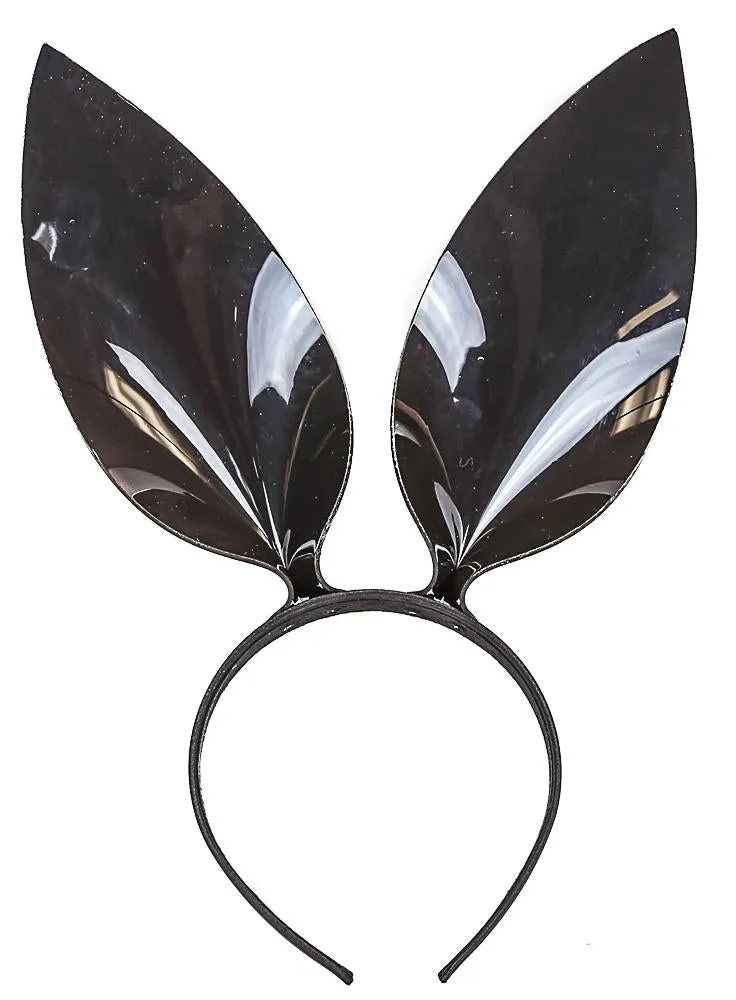 BunnyEar Leather Headband WithVinyl Black Ears
25Mm-1.25" Wide
40Mm-1  Wide