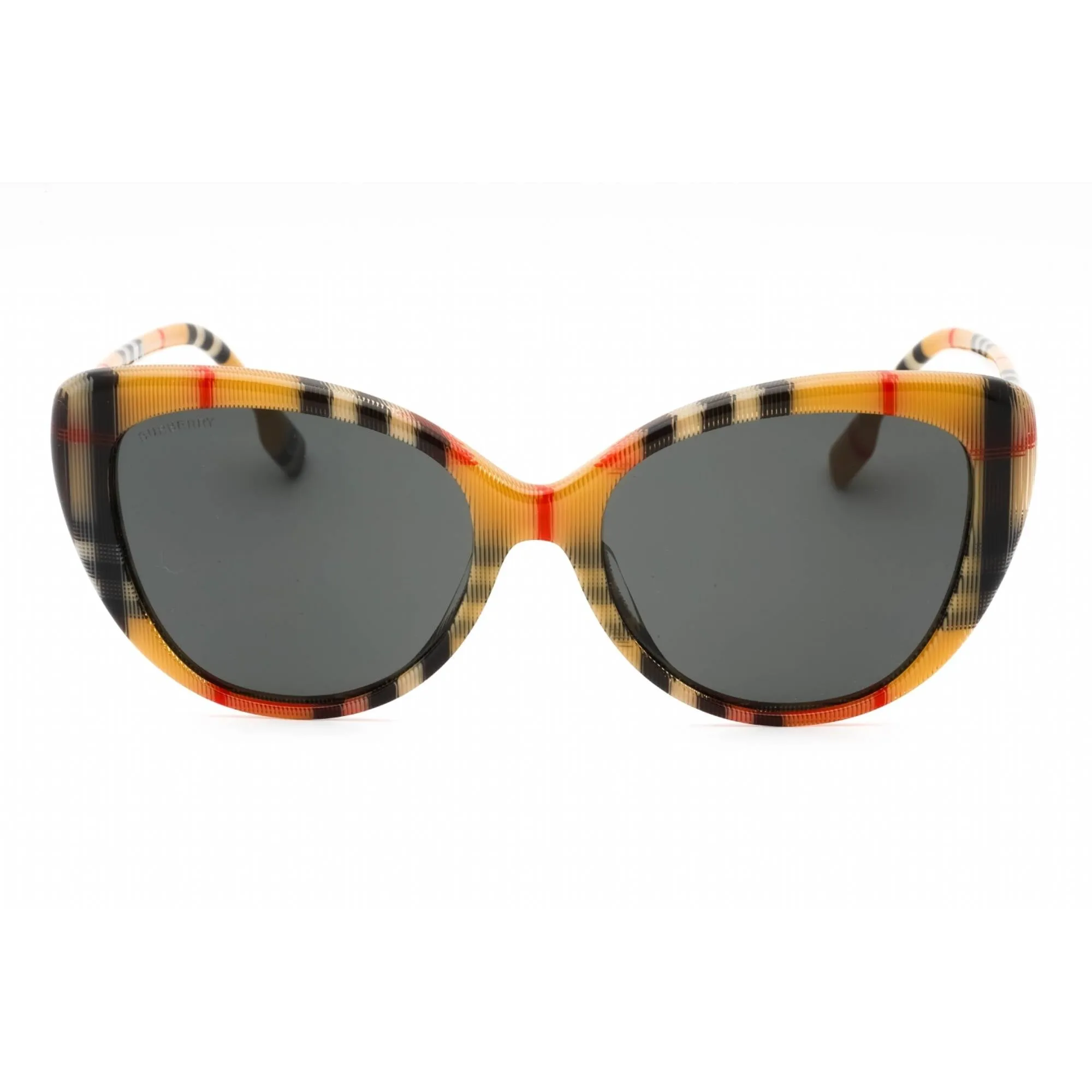 Burberry Women's Sunglasses - Brown Plastic Full Rim Cat Eye Frame | 0BE4407F 408787