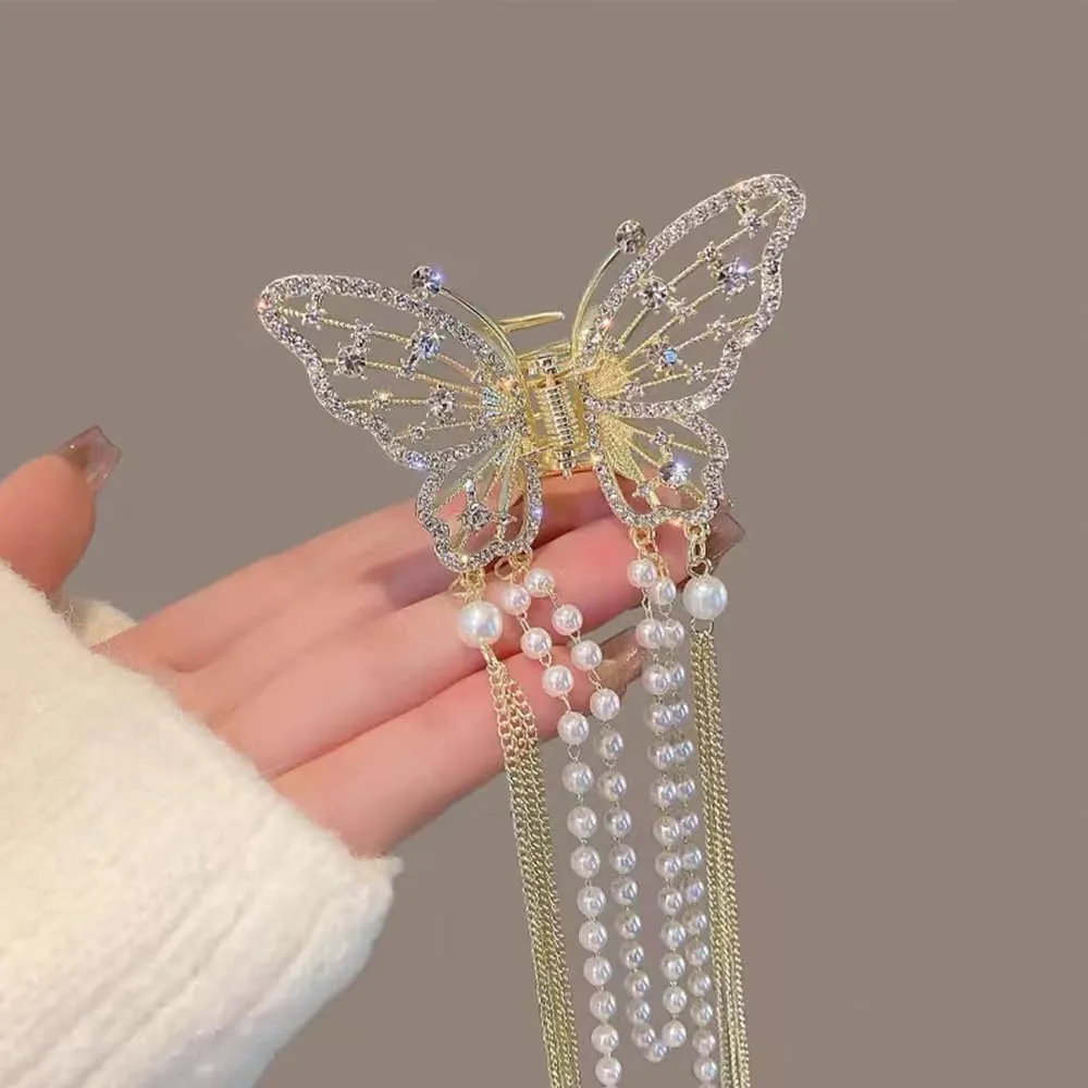 Butterfly Hair Clips for Styling Fancy Hair Claw Clip for Thin Hair for Women Elegant Small Hair Accesssories Hair Barrettes for Girls 1Pcs