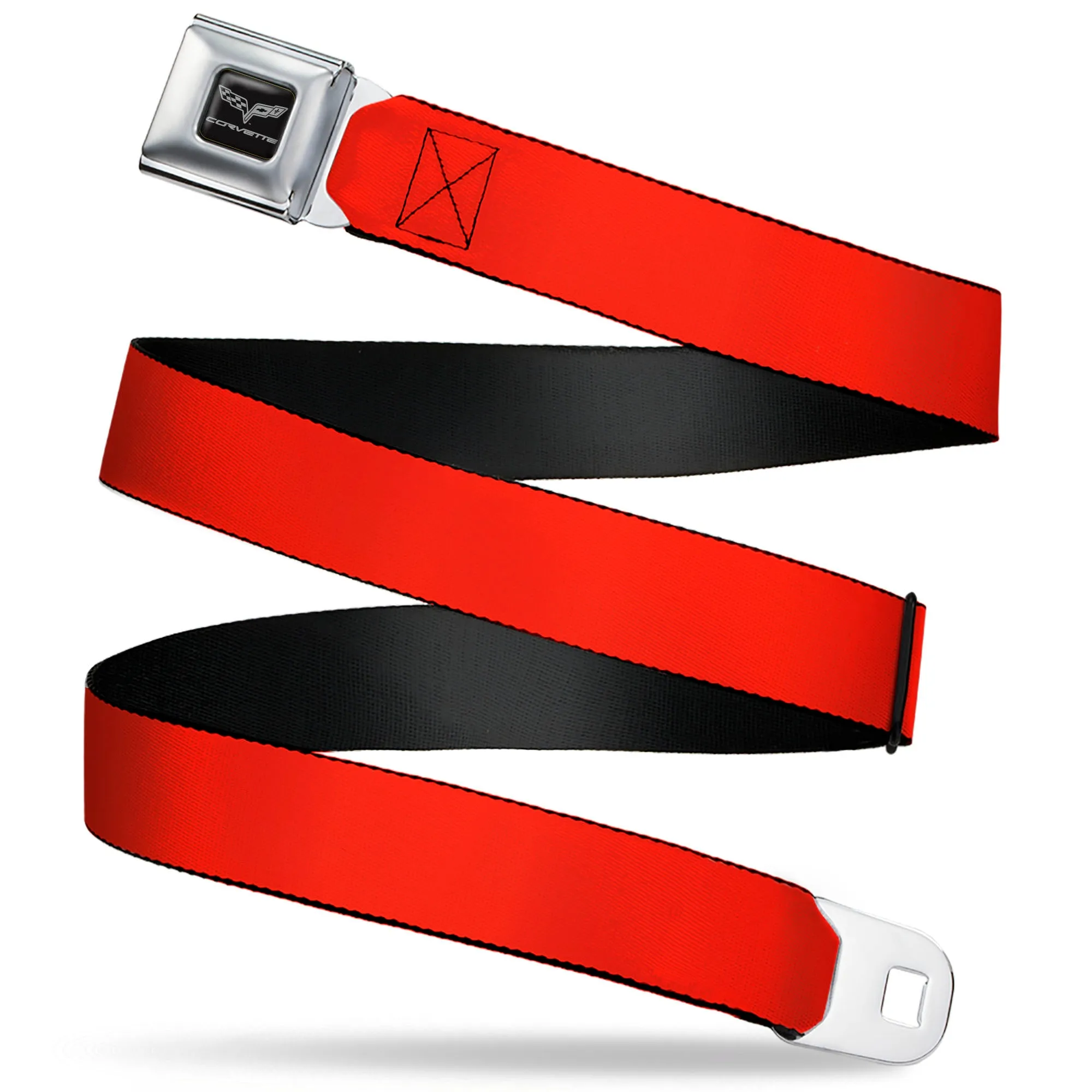 C6 Seatbelt Belt - Red Webbing
