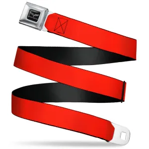 C6 Seatbelt Belt - Red Webbing
