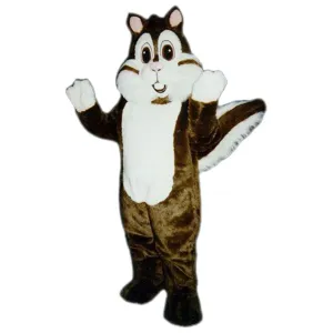 Calvin Chipmunk Mascot - Sales Waver Mascot Costume Adult Size Mascotte Mascota Carnival Party Cosplay Costume Fancy Dress Suit