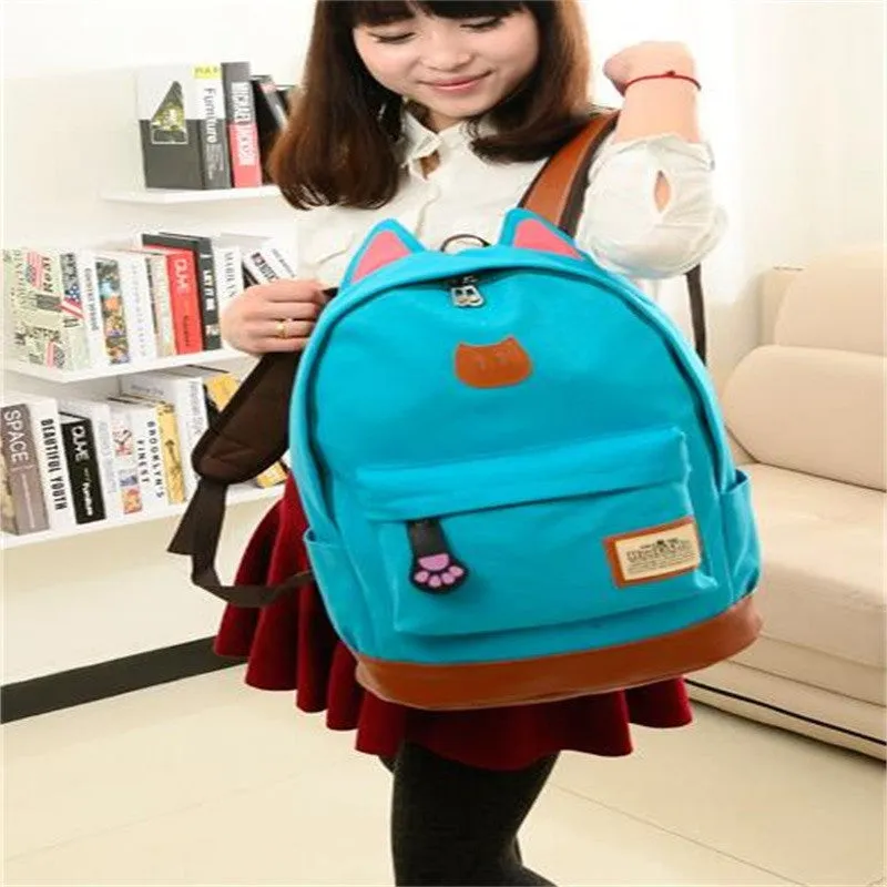 Canvas Cat Backpacks