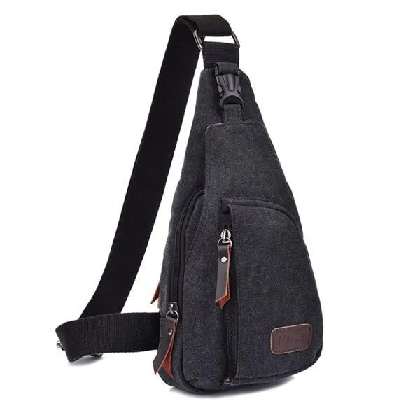 Canvas Crossbody Bag for Men
