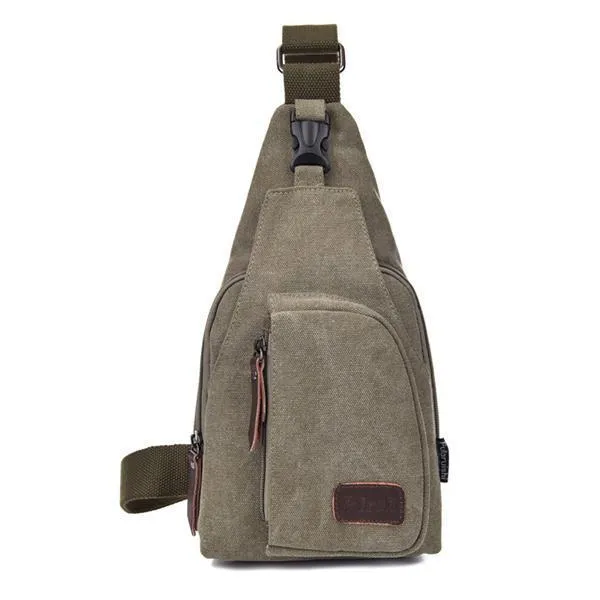 Canvas Crossbody Bag for Men
