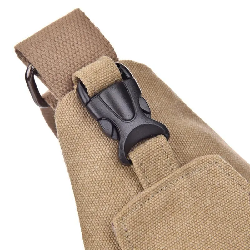 Canvas Crossbody Bag for Men