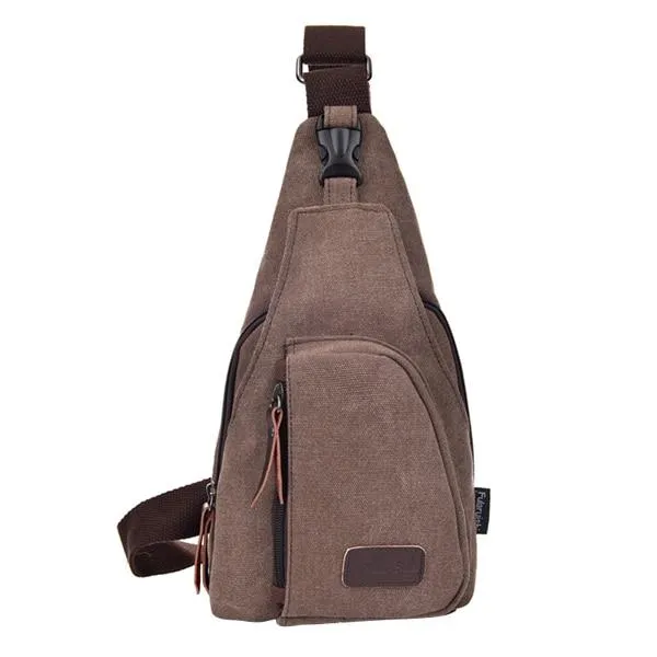 Canvas Crossbody Bag for Men