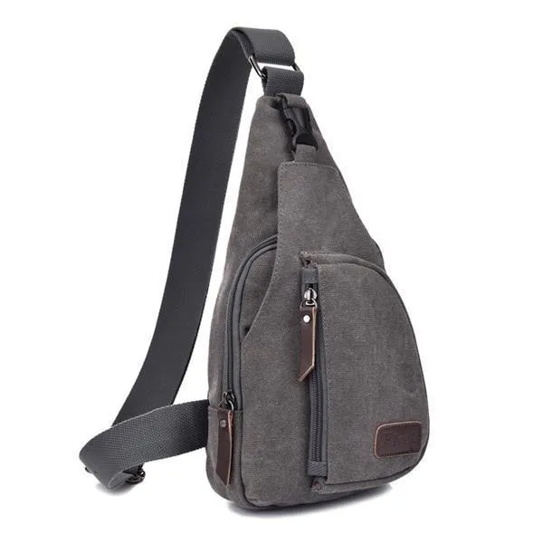 Canvas Crossbody Bag for Men