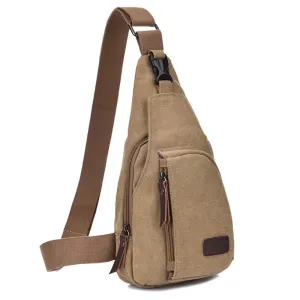 Canvas Crossbody Bag for Men