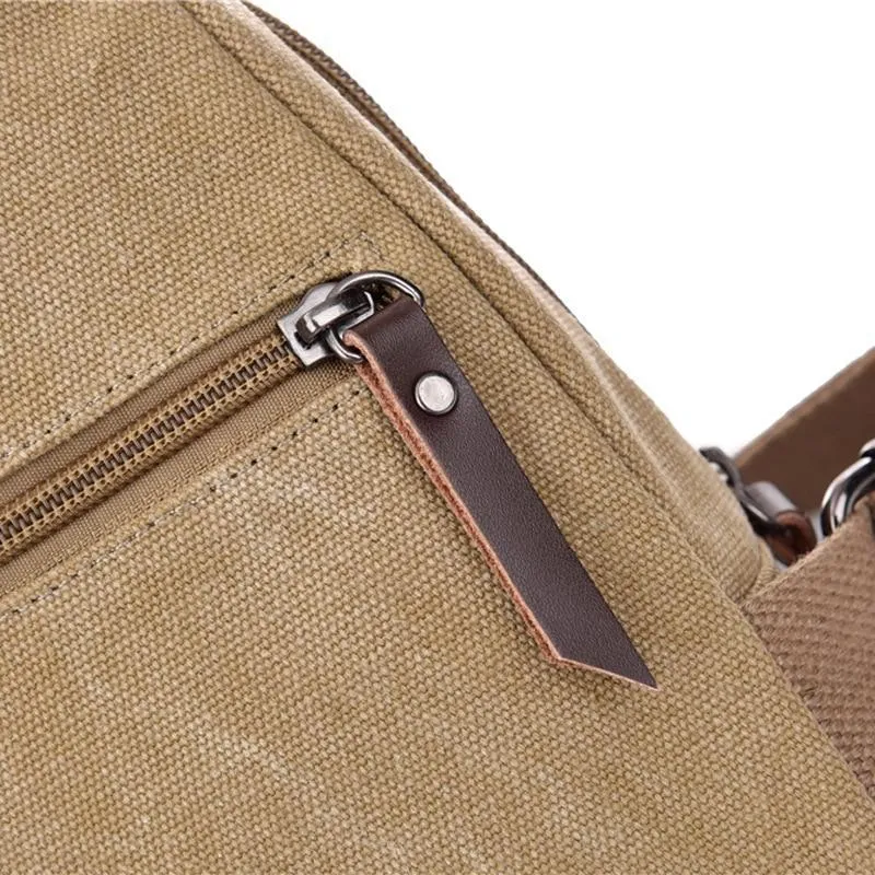 Canvas Crossbody Bag for Men
