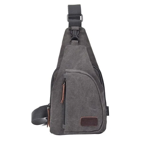 Canvas Crossbody Bag for Men