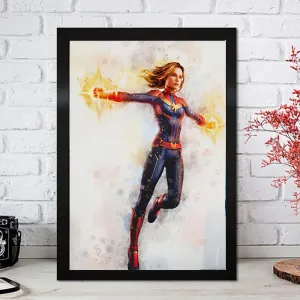 Captain Marvel Superhero Poster