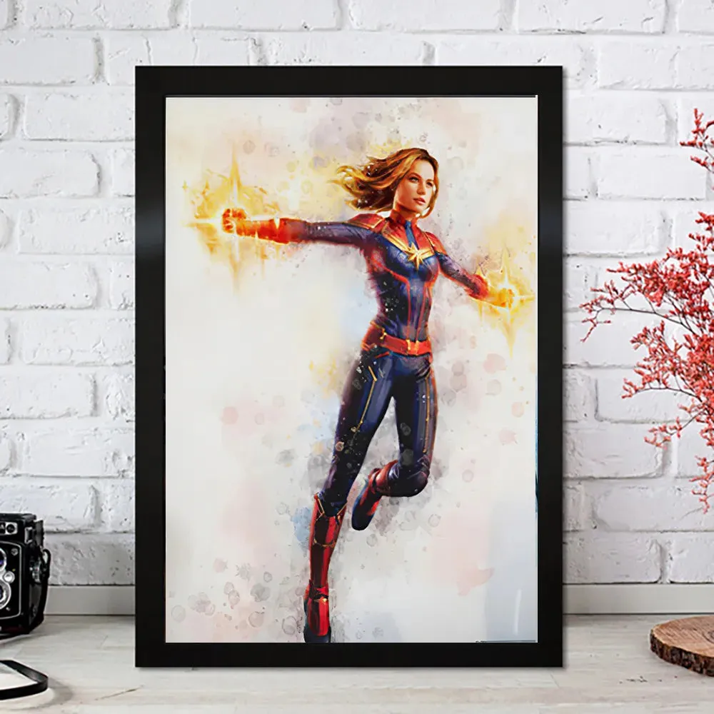 Captain Marvel Superhero Poster