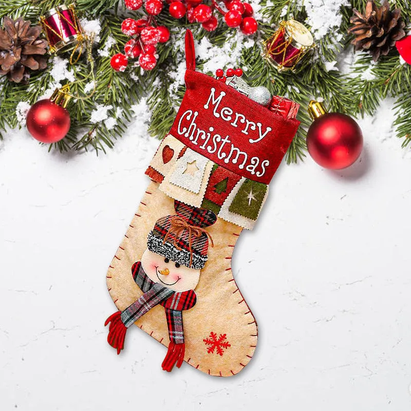 Cartoon 3D Christmas Decorations Gift Bag