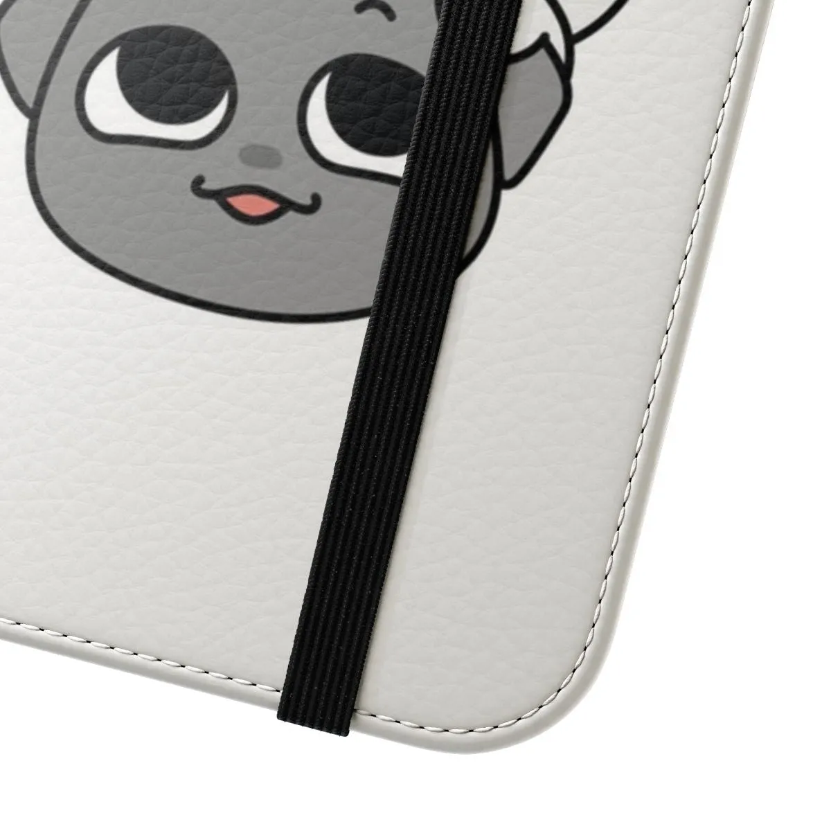 Cartoon Animal Couple Flip Cover Phone Case