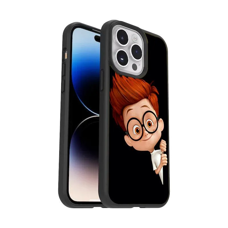 Cartoon Boy Glossy Metal Case Cover For Google