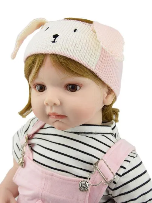 Cartoon Bunny Knitted Headband Earflap for Baby Boys Girls