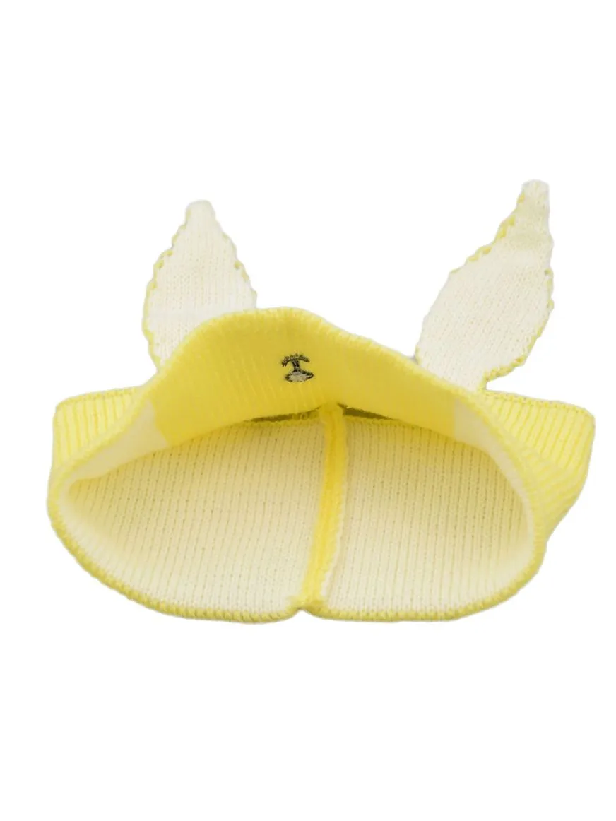 Cartoon Bunny Knitted Headband Earflap for Baby Boys Girls