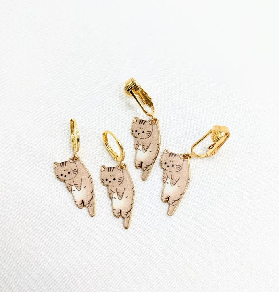 Cartoon Cat Earrings