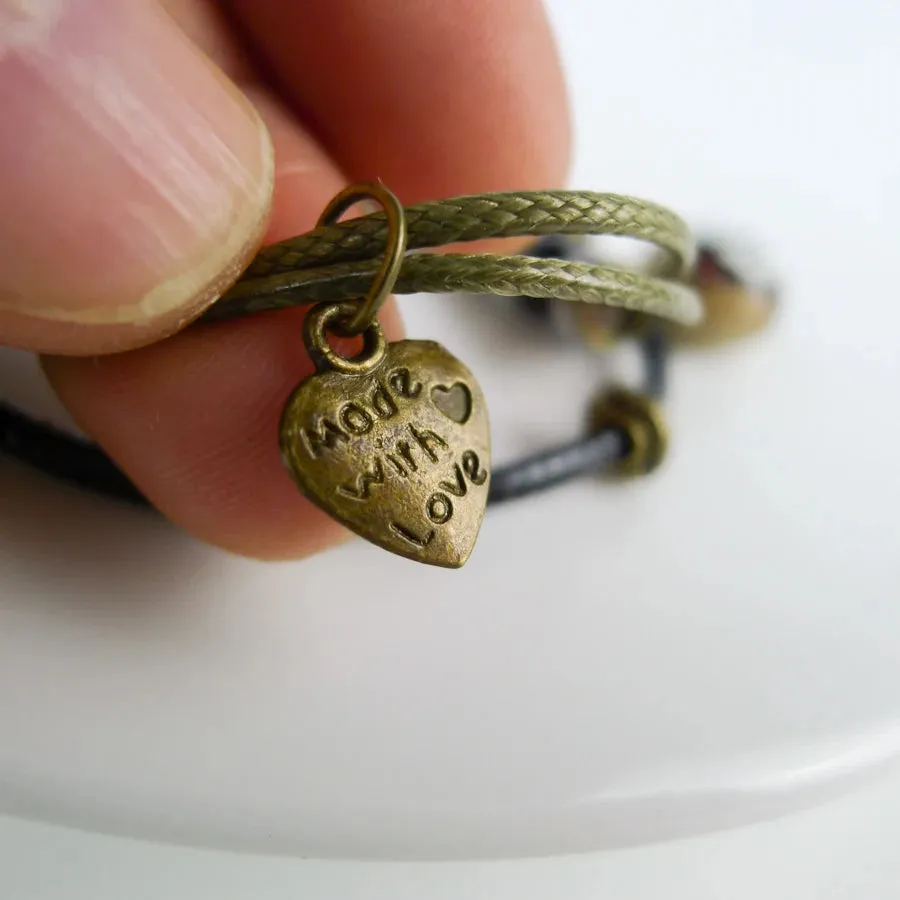 Cartoon Ceramic Hand Knitting beads Bracelets