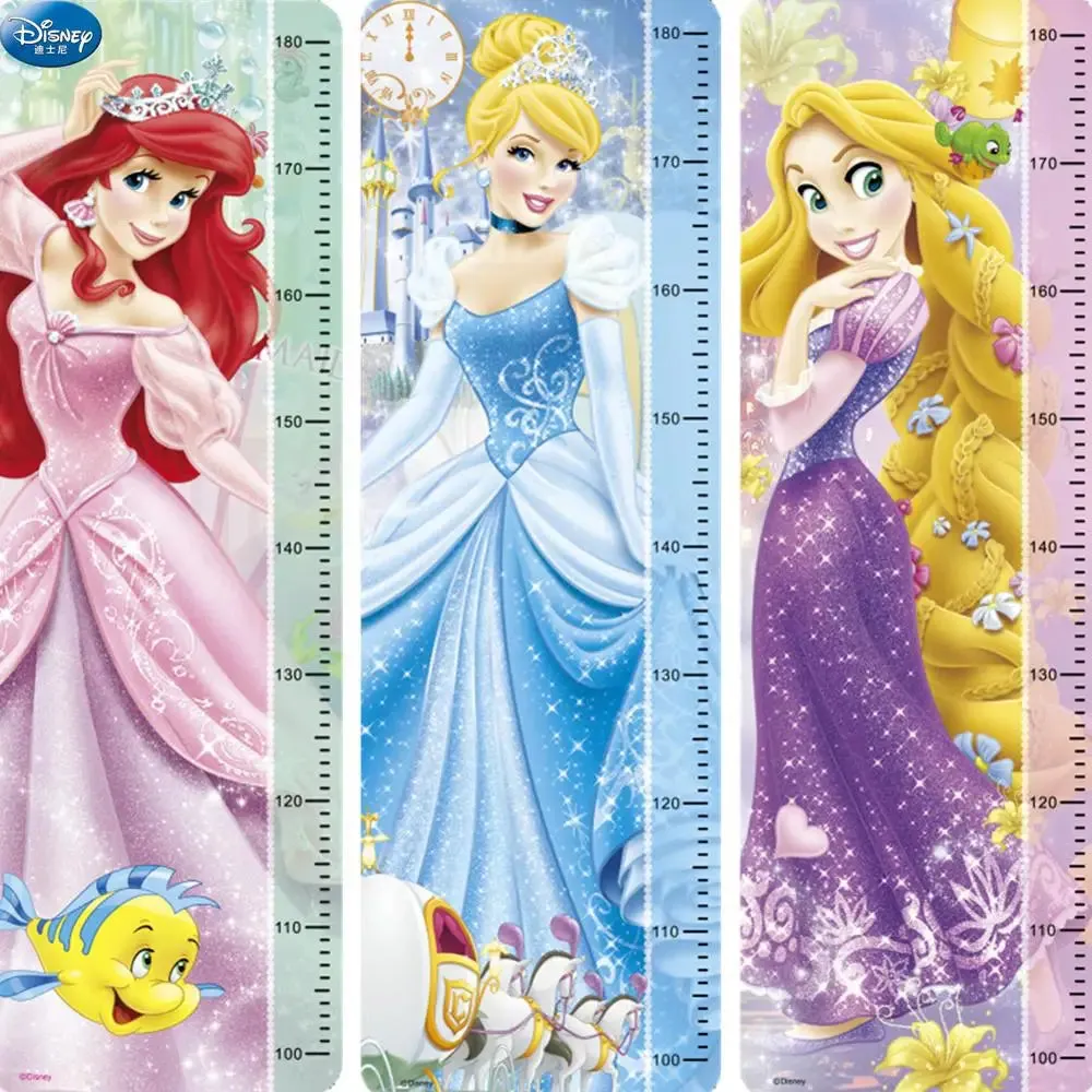 Cartoon Design Height Measure Wall Decals for Kids Room