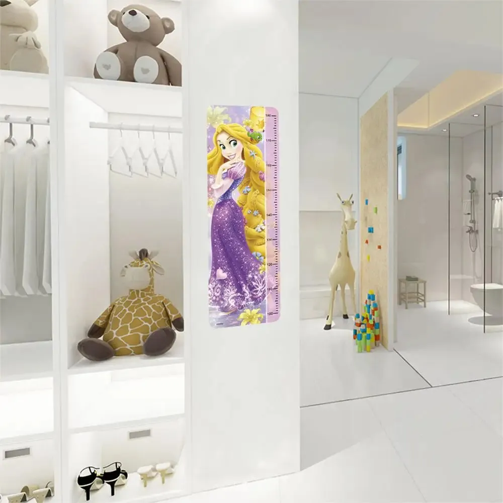 Cartoon Design Height Measure Wall Decals for Kids Room