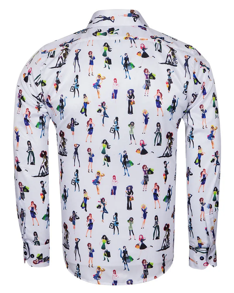 Cartoon Doll Print Shirt