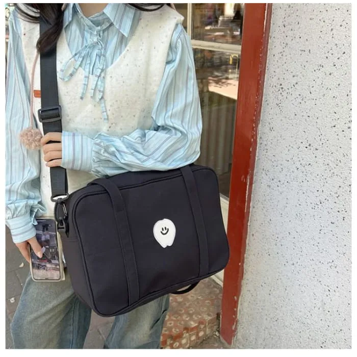 Cartoon Embroidered Tote Bag