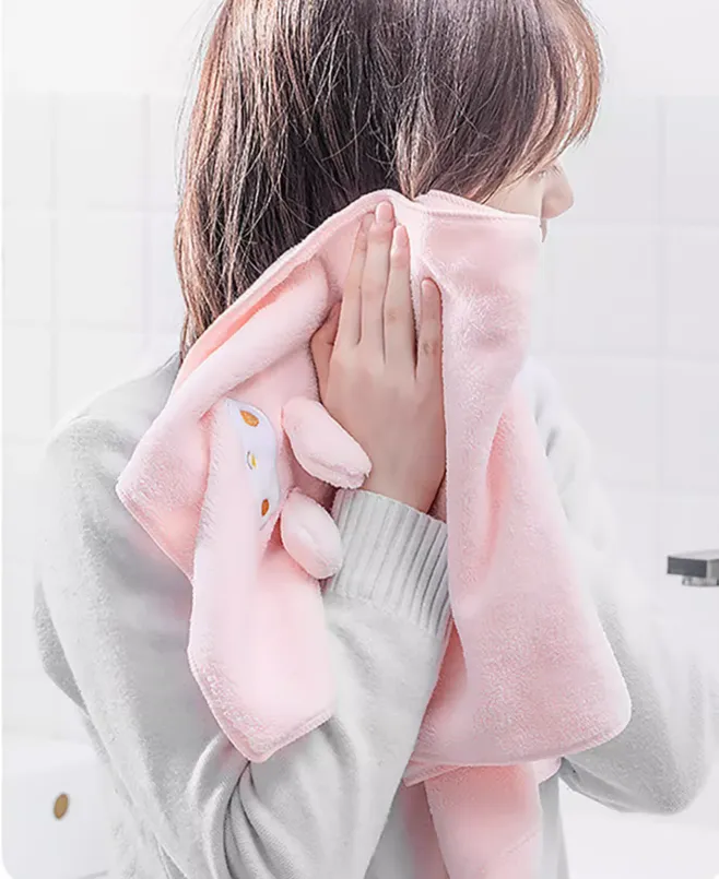 Cartoon Figure Bath Towel