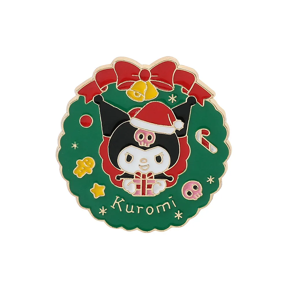 Cartoon Figure Christmas Pin
