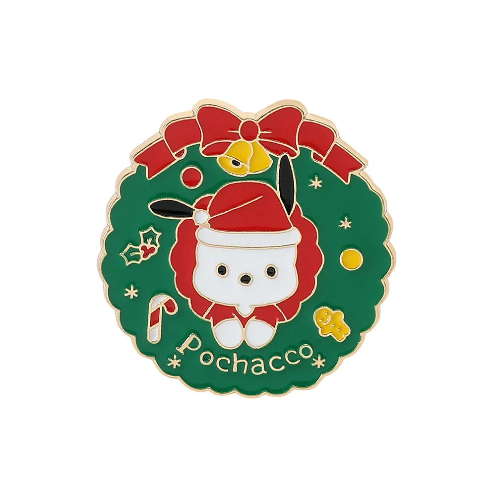 Cartoon Figure Christmas Pin