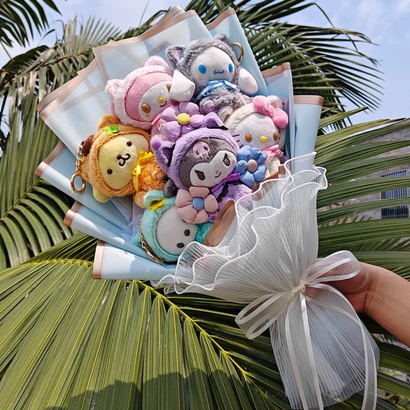 Cartoon Flowers Plush Bouquet