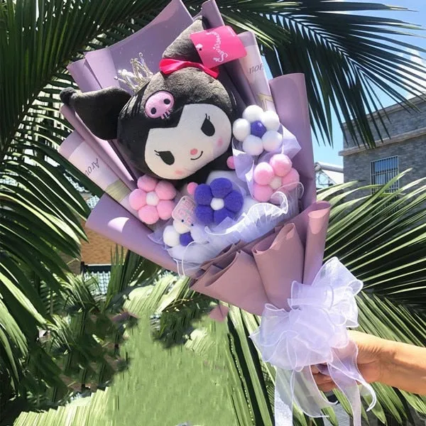 Cartoon Flowers Plush Bouquet