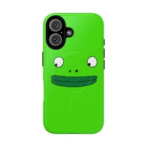 Cartoon Frog Smiling Face Magnetic Tough Phone Case